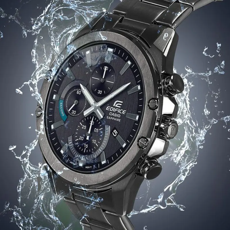 Casio Edifice Black Dial Quartz Men's Watch- EFR-S567DC-1AV